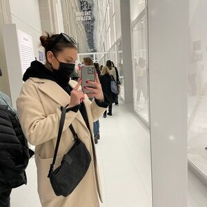 Topshop Cream Women's Coat